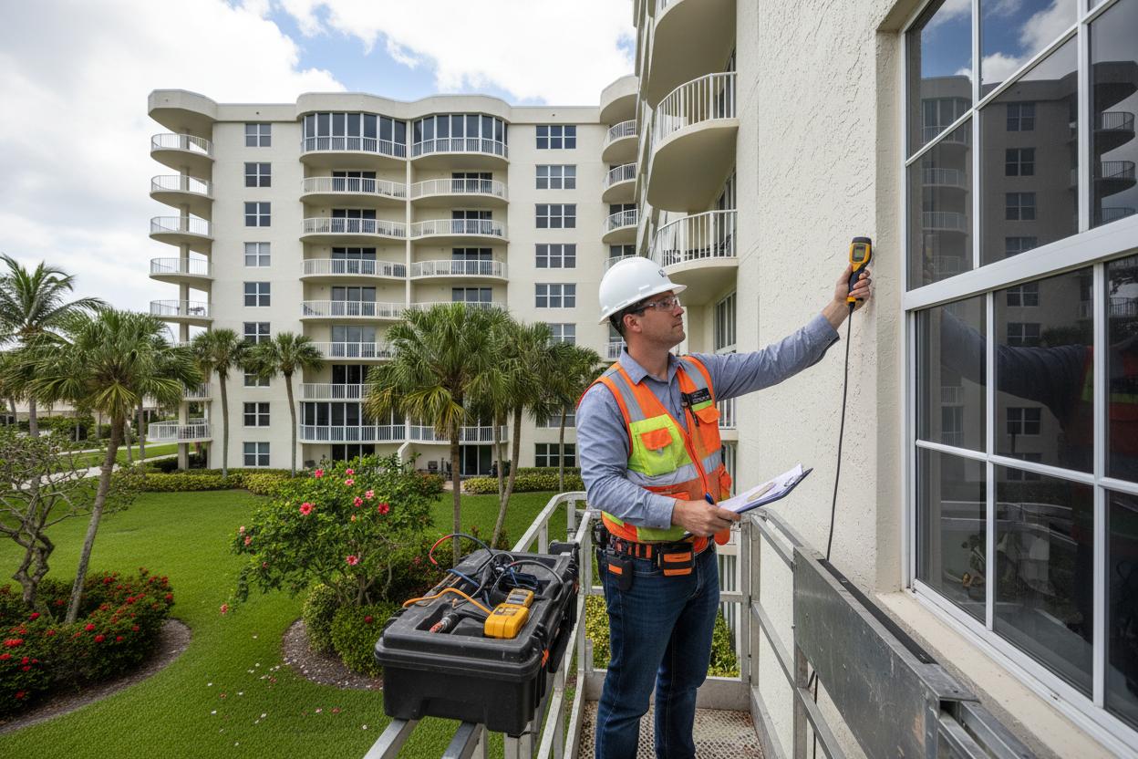 Building envelope inspection on Naples Florida home